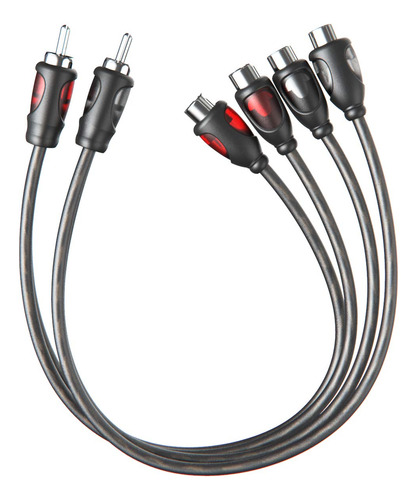 Rockrix Cable Divisor Adaptador En Y De Altavoz De Audio Rca