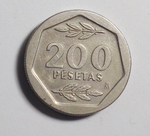 Moneda España 200 Pesetas Año 1986 En Rosario