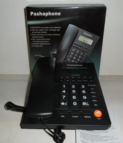 Telefono Linea Fijo Telefono Numeros Grandes Altavoz Oferta Negro