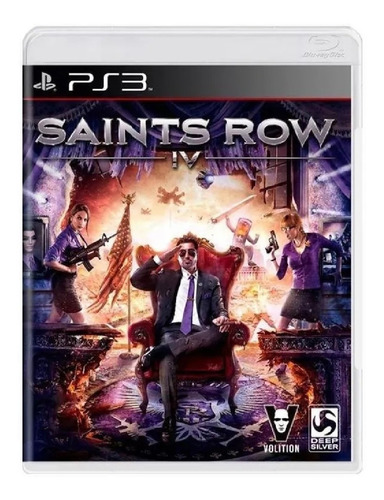 Jogo Saints Row Iv Ps3 Midia Fisica