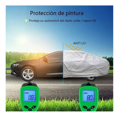Cobertor De Vehículo Gris 480cm Resistente Impermeable