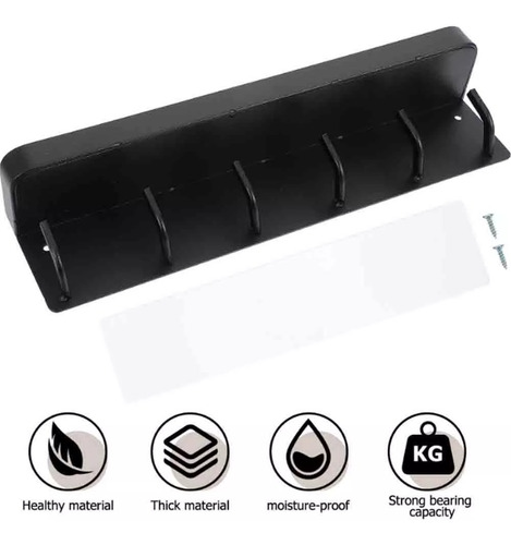 Porta Llaves De Pared Perchero Organizador Moderno