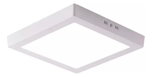 Plafon Panel Luz Led Fria Grande 32x32  24w Alto Brillo  