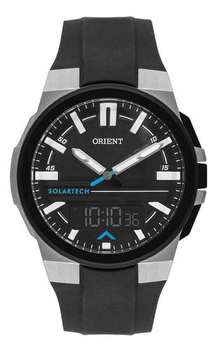 Relógio Masculino Orient Mtspa002 P1px Anadigi Solar