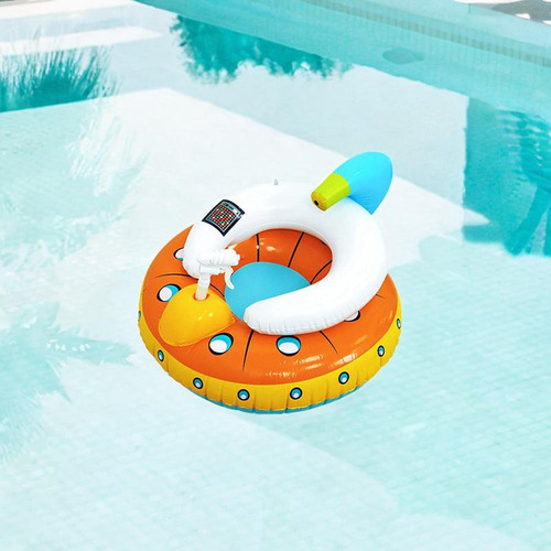 Flotador De Piscina Inflable Para Niños, Portátil, Bonito