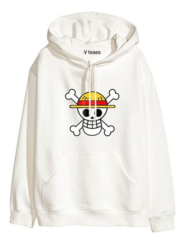 Buzo Hoodie Capota One Piece Anime Manga Pirate King