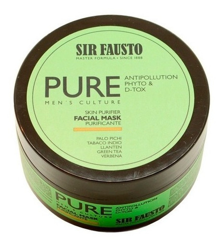 Sir Fausto Pure Máscara Facial Purificante Detox X 100ml 