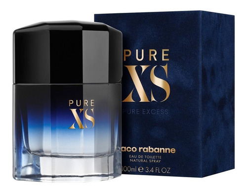 Imagen 2 de 2 de Paco Rabanne Pure XS EDT 100 ml para hombre