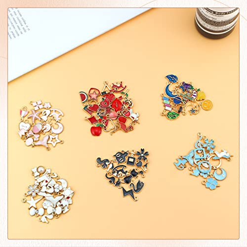 Dijes Esmaltados Coloridos Para Joyeria X100u