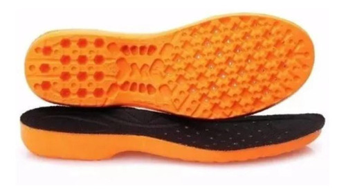 Par Palmilha Laranja Gel P.u Para Bota Coturno Caterpillar