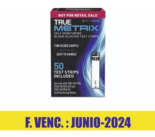 Tiras Reactivas True Metrix X 50 Unid.