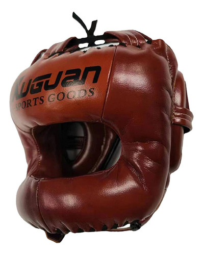 Casco De Boxeo, Entrenamiento De Mma, Acolchado Marrón L