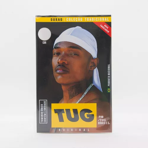 Bandana Durag Tradicional Branca TUG Brasil Original - TUG Brasil