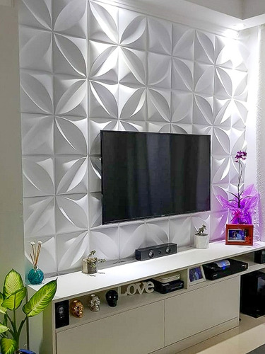 Placas Ilove3d Revestimento 3d De Parede 50x50cm Alto Relevo