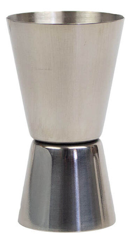 Dosador De Bebidas Duplo Inox Medidor 25ml E 50ml Amigold