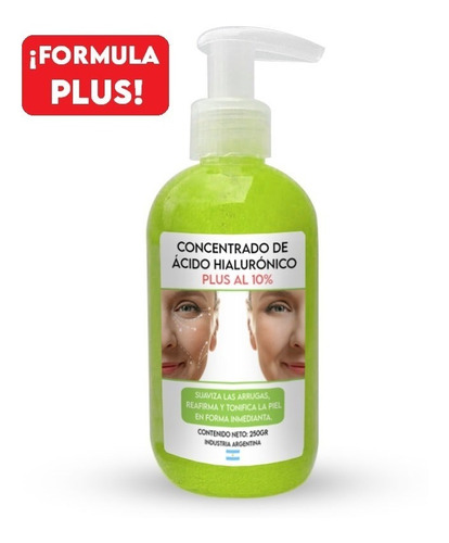 Acido Hialuronico Concentrado Al 10% Plus 250gr En Belgrano