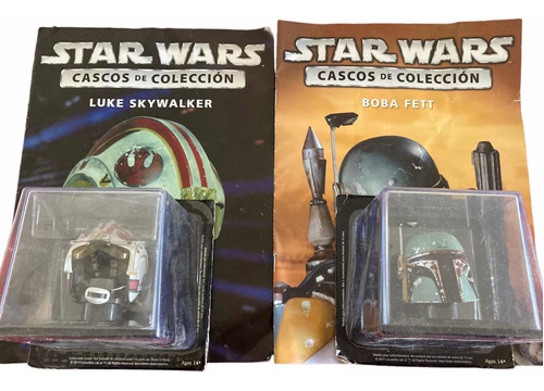 Cascos De Colec Star Wars Luke Skywalker-boba Fett- Por 2