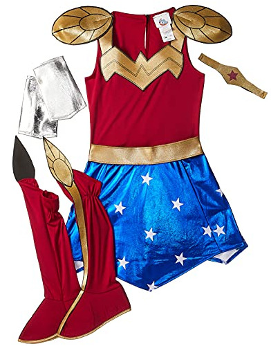 Disfraz De Wonder Woman Deluxe De Dc Super Hero Girls