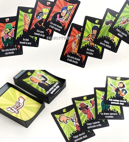 Yogi Juego De Mesa Maldon Scarlet Kids Juego Poses Torcidas