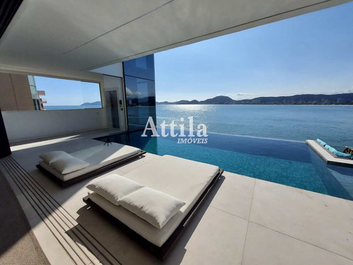 Imagem 11 de 30 de Casa Recém Construída, 6 Suítes, Pier Jet Ski, Enseada - V3350