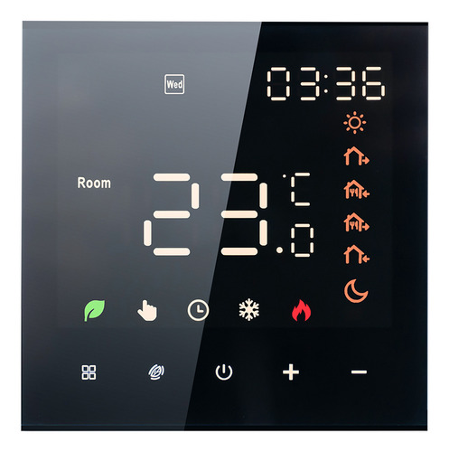 Pantalla De Calefacción Del Termostato Con Pantalla Táctil I