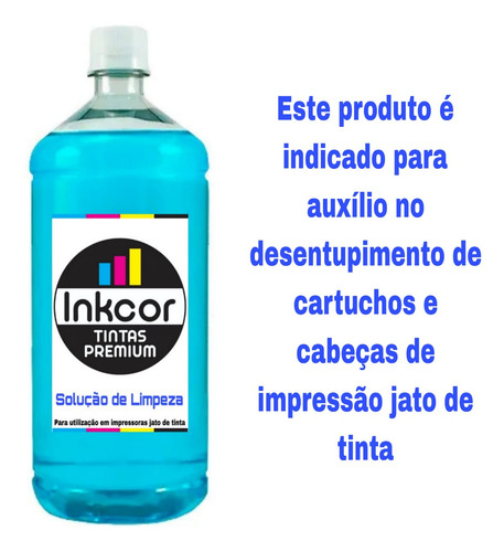 Solução Limpeza Compativel C/ Cabeça De Impressão C/ 100ml Solução De Limpeza