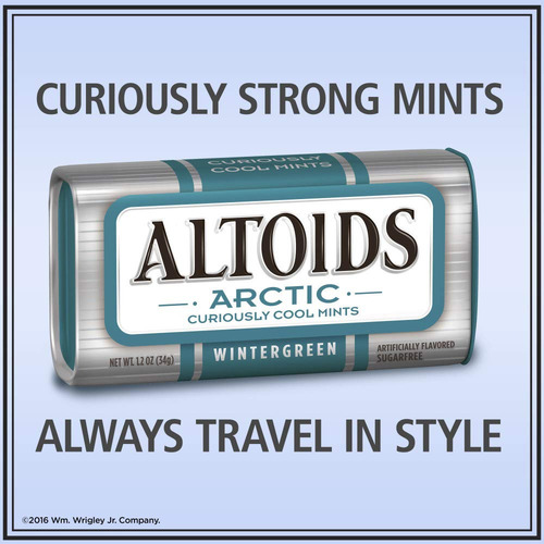 Caramelos Altoids Wintergreen Sugar Free Fresco Invernal