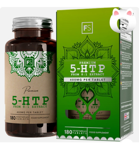 5 Htp 400mg Máxima Potencia Serotonina Natural Antistress