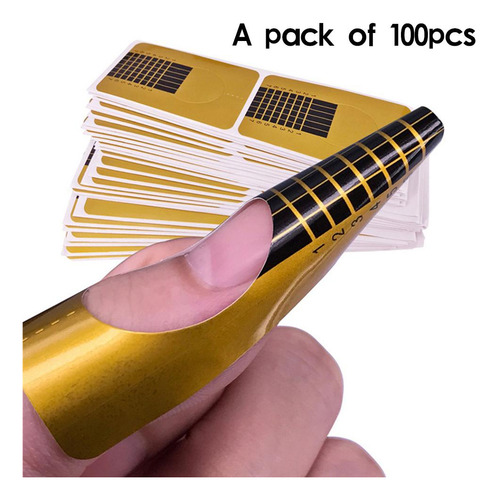 4 X 2x100pcs Nail Art Uv Gel Tips Extension Builder 4 Pcs