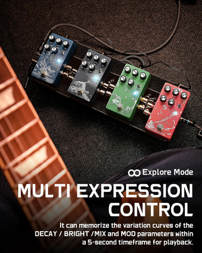 Pedales Cetus Reverb Para Guitarra Eléctrica, Reverb Guitar