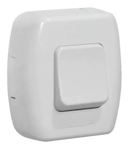 Interruptor 2 Puntos Exterior Linea Tekna Color Blanco Kalop