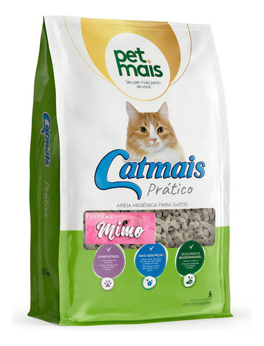 Granulado Sanitário Cat Mais Perfume Mimo 1,8kg Petmais x 1.8kg de peso neto