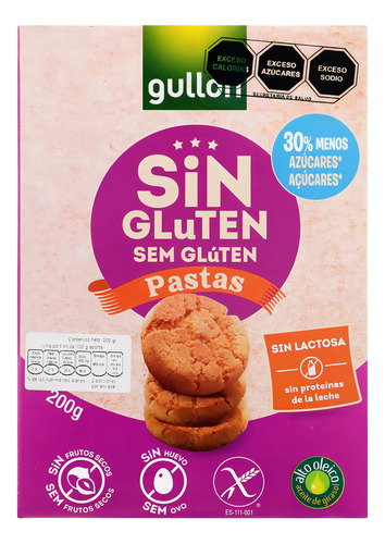 Galleta sin gluten pastas Gullón 200g