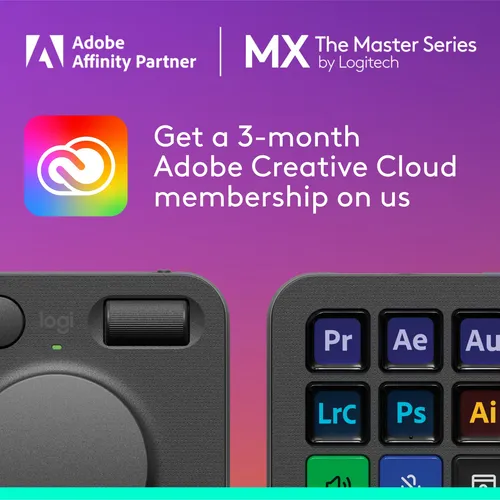 Creative Console Logitech Mx Con 3 Meses De Adobe Creative C
