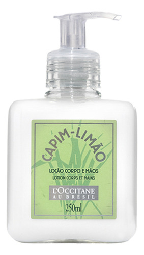 Loção Corporal E Maos Capim Limão 250ml Loccitane Au Bresil