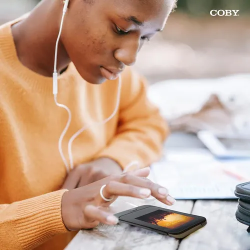 Reproductor De Vídeo Mp3 Coby De 2 Pulgadas Y 4 Gb Con Radio