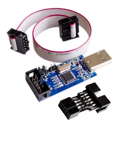 Programador Isp Avr Atmel Con Adaptador A 6 Pines