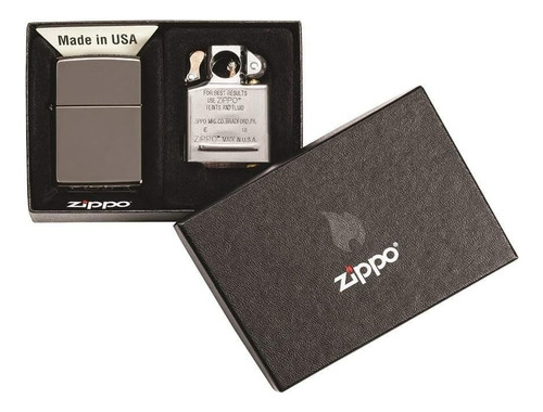 Zippo - Kit Presente Isqueiro + Maquina Para Cachimbo Combo