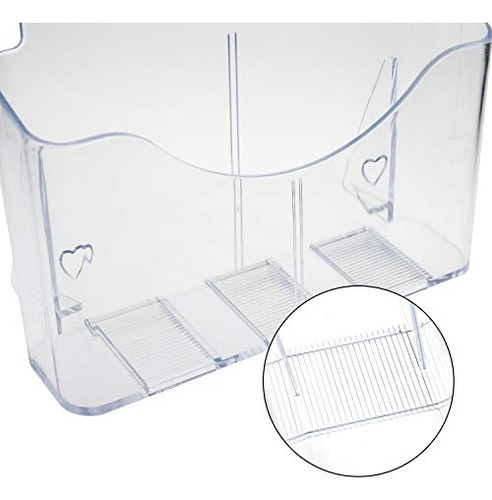 Yarlung 2 Pack Soporte Para Folletos De Acrílico, Soporte De