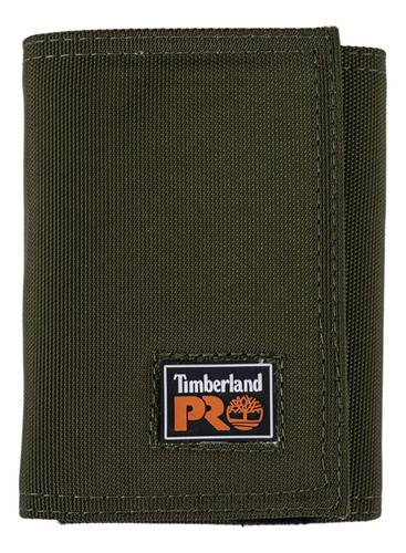 Timberland Pro Mens Cordura Nylon Rfid Trifold Wallet Con De