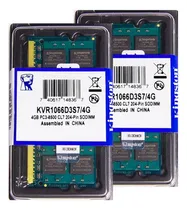 Comprar Memória Kingston Ddr3 4gb 1066 Mhz Notebook - Kit C\u002F 05