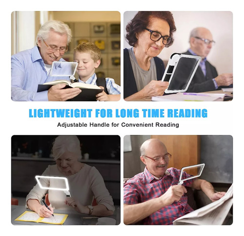 Lupa Led Plegable De Página Completa 5x Reading B