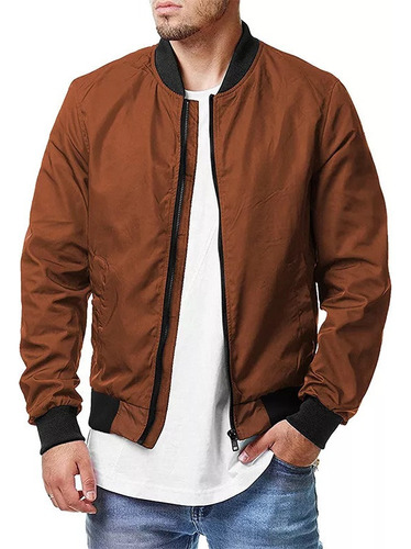 Chaqueta De Aviador Para Hombre, Primavera Y Otoño