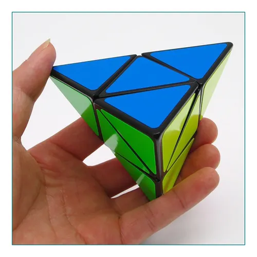 Pirámide Alalatois 2x2 Velocidad Cubo Pyraminx Triángulo 2x2