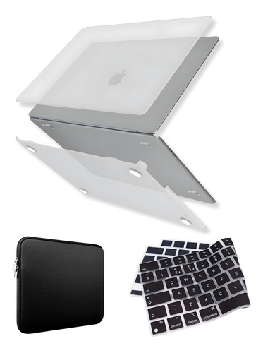 Capa Resistente +bag +pel. Teclado P/ Macbook Air 15 M2 2023