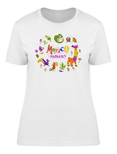 Animales De México Dibujo Camiseta De Mujer