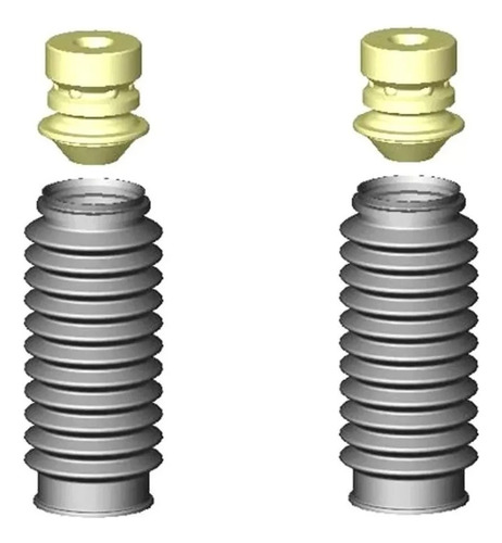 Gomas Rebote Amortiguador Delantera Pontiac G5 2008 2009