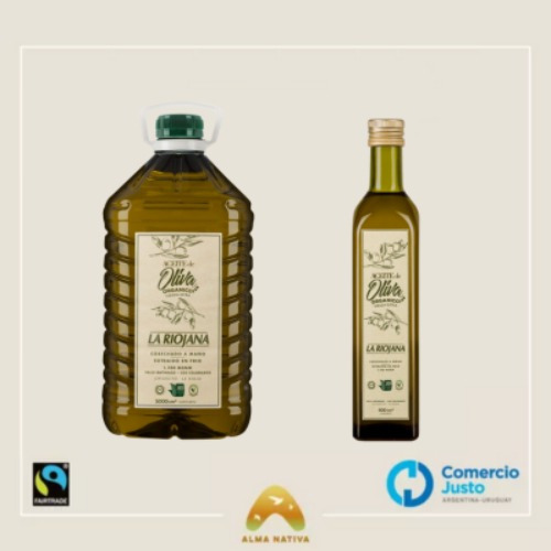 Aceite De Oliva Orgánico Extra Vírgen 500ml La Riojana