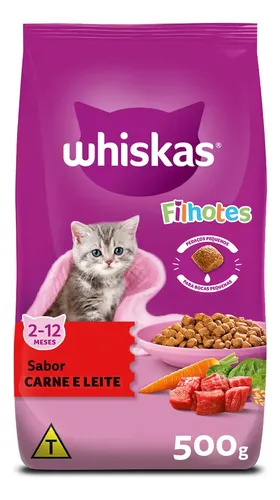 Alimento Whiskas Gatos Filhotes para gato filhote sabor carne y l...