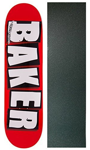 Baker Tabla Skate Logo Blanco 8.125  Griptape